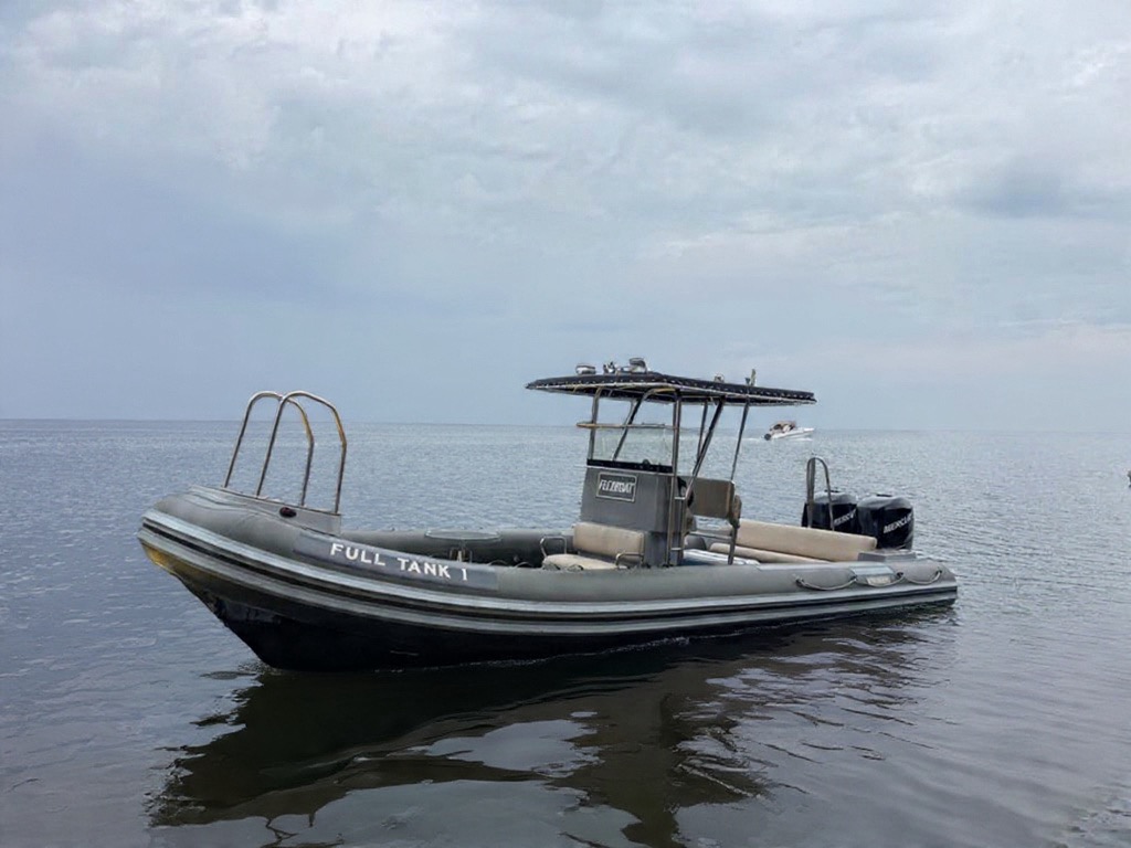 Flexboat IlhaFlow pronto para operar